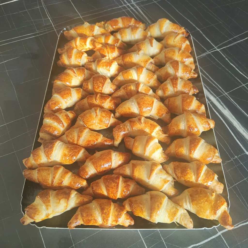mini croissant feuilleté